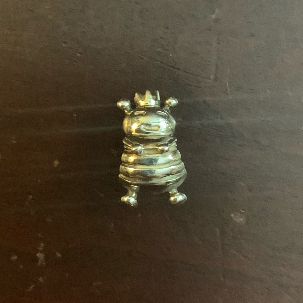 Pandora Charm Queen Bee With 14k